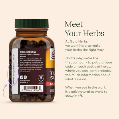 Gaia Herbs Organic Lion’s Mane Mushroom - Brain and Nerve Support Supplement Gaia HerbsBuy Supplements Australia