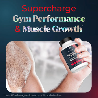 Promescent Desensitizing Delay Spray for Men Clinically Proven to Help You Last Longer in Bed, Prolong Climax for Him, 2.6 ml + Testosterone Booster for Men Supplement with KSM-66 Ashwagandha Promescent buy supplements Au