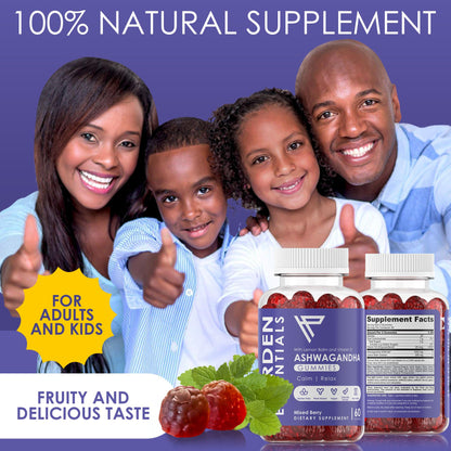 KSM-66 Ashwagandha Gummies 750mg Per Gummy – 1,500mg Per Serving – Stress & Cortisol Support – with Lemon Balm & Vitamin D – 60 Count (30 Day Supply) – Vegan – Harden Essentials Harden essentialsBuy Supplements Australia