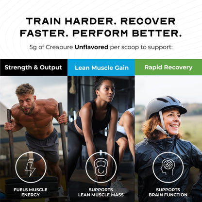 Muscle Feast Creapure Creatine Monohydrate Powder, Vegan Keto Friendly Gluten-Free, Mass Gainer, Muscle Recovery Supplement and Trusted Creatine for Muscle Growth,