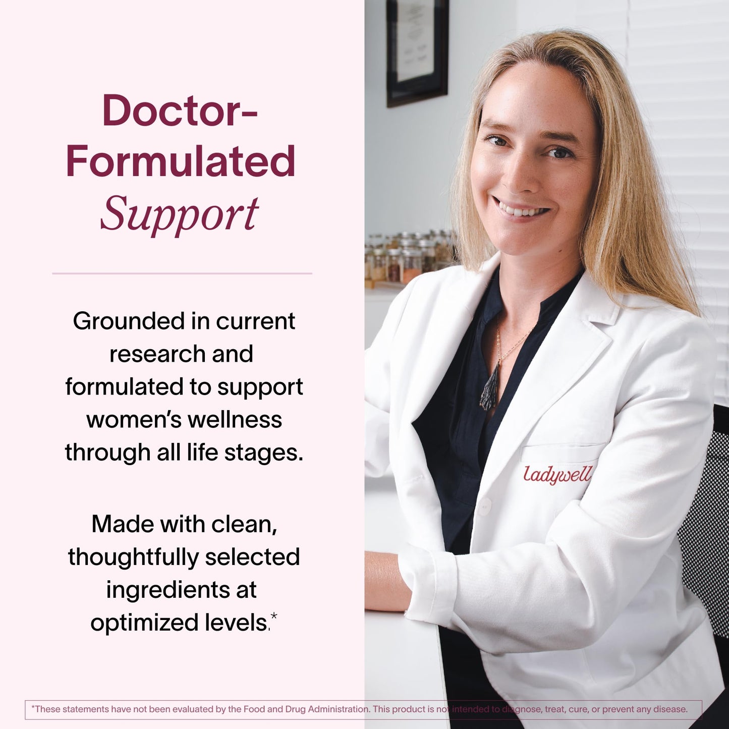 Ladywell Perimeno - Perimenopause Support - Support for Mood, Mental Clarity, Sleep & Hot Flashes - Black Cohosh, Reishi, Wild Yam, Holy Basil, Schisandra, Rhodiola, Siberian Rhubarb / 60 Veg Caps LadywellBuy Supplements Australia