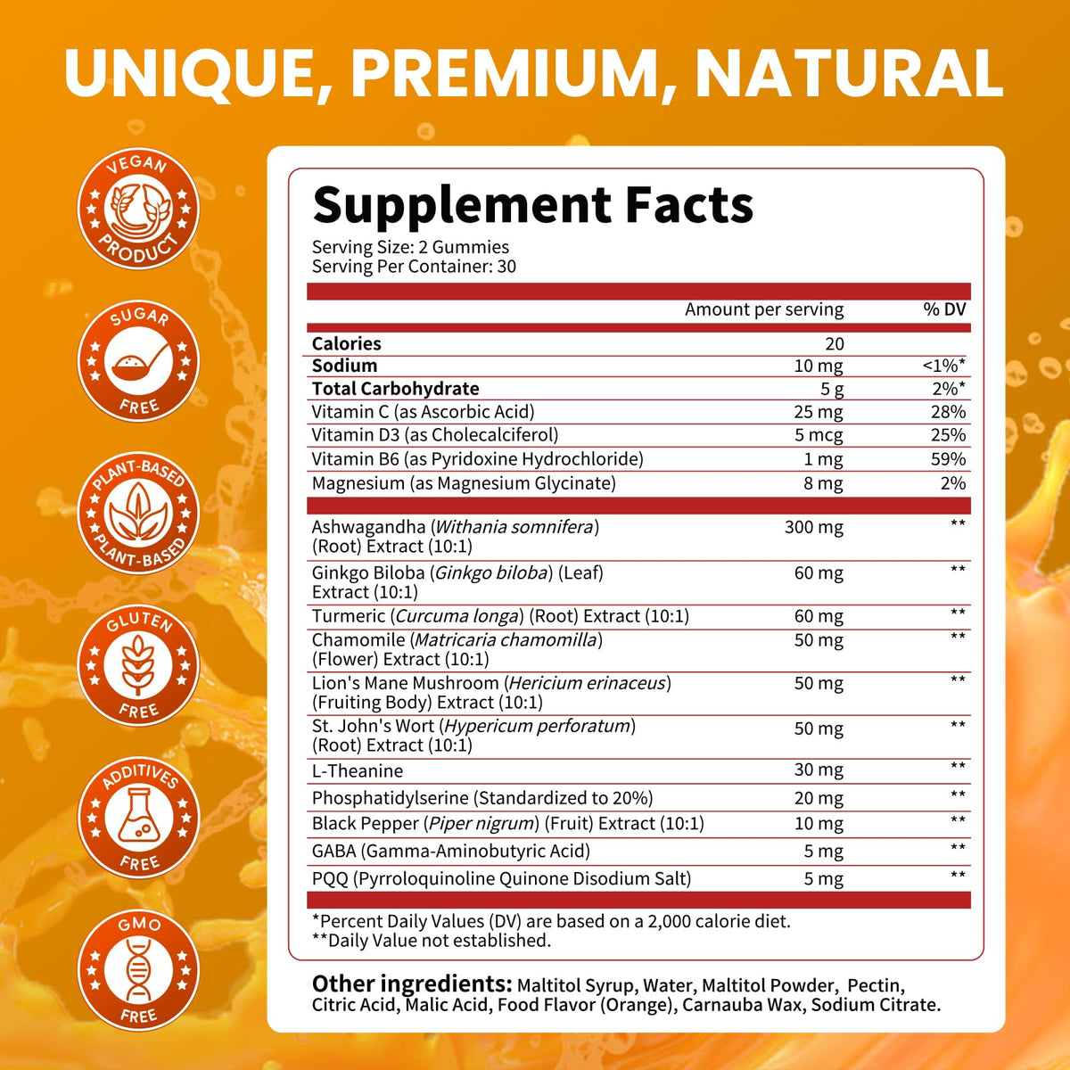 Lukaree Cortisol Supplements for Women & Men, 15 in 1 Cortisol Reducer Manager, Cortisol Calm Gummies with Ashwagandha, Magnesium, L-theanine, GABA - for Mood, Focus, Sleep - Vegan Sugar Free, 60 Ct. LukareeBuy Supplements Australia