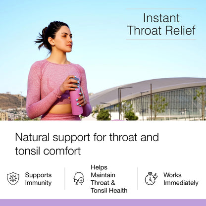 Dr. Schulze's Throat & Tonsil - Soothing Throat Spray for Fast-Acting Protection - Supports Immunity - Plant-Based Formula - Easy-Spray Nozzle - Gluten-Free & Vegan - 1 oz (13 Servings) Dr. Schulze'sBuy Supplements Australia