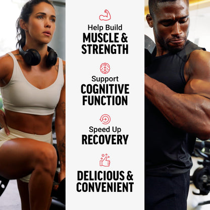Force Factor Legendary Creatine Chews, 5g Creatine Monohydrate, Build Muscle, Improve Strength & Recovery, Support Memory & Cognitive Function, Sugar Free, Berry Blast, 60 Soft Chews Force FactorBuy Supplements Australia