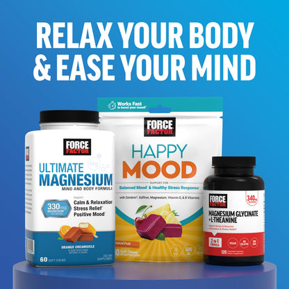 Force Factor Amazing Ashwa Complete Calm Support with KSM-66 Ashwagandha, Like Ashwangandha Gummies to Promote Calm & Relaxation with Magnesium & L-Theanine,
