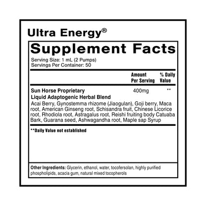 Quicksilver Scientific Dr. Shade's Ultra Energy - Liposomal Adaptogenic Adrenal, Cognitive Support Supplement with Rhodiola, Reishi, Ashwagandha for Women + Men (1.7 fl oz / 50ml) Quicksilver ScientificBuy Supplements Australia