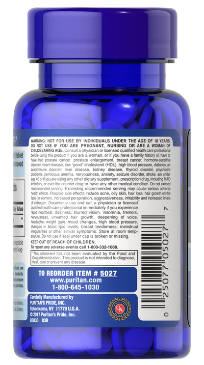 Puritan's Pride DHEA 50Mg, May Promote Sugar Metabolism, 100 Count Puritan's PrideBuy Supplements Australia