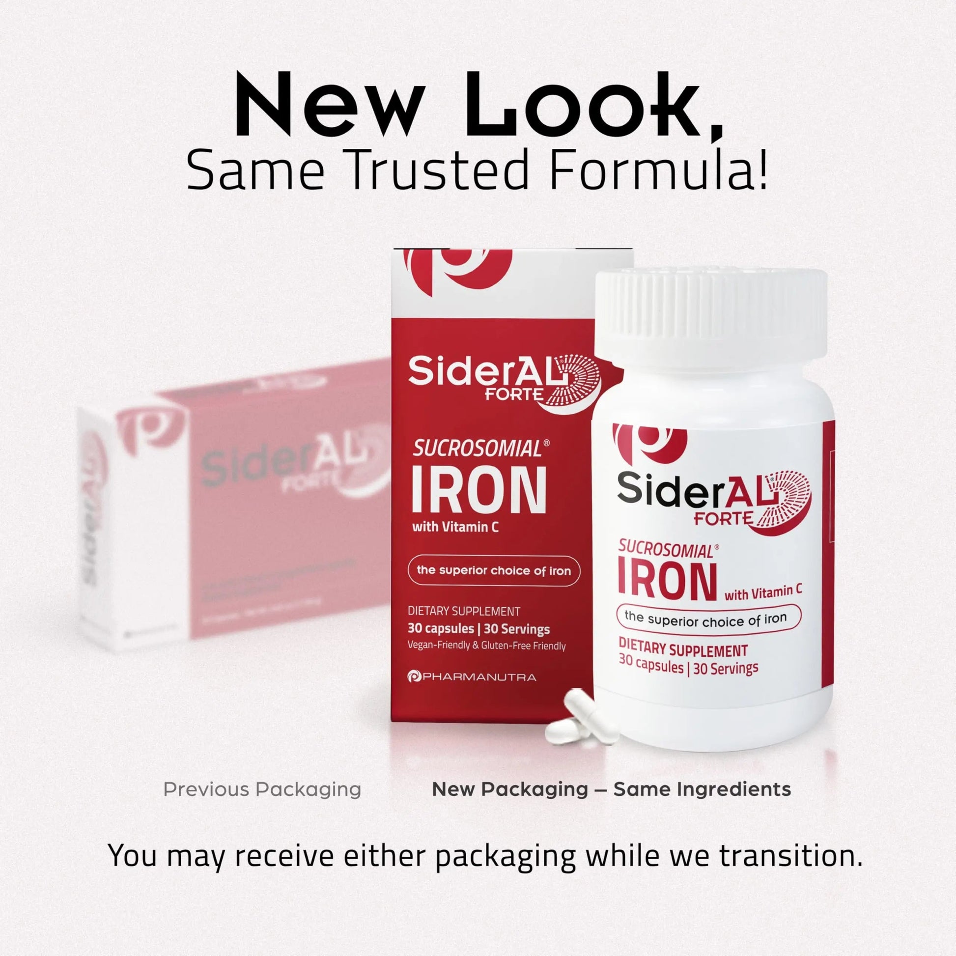 SiderAL Forte Iron Supplement Clinically Proven to Increase Levels Without Side Effects | Sucrosomial High Absorption Gentle Iron Pills for Women and Men | PHARMANUTRABuy Supplements Australia