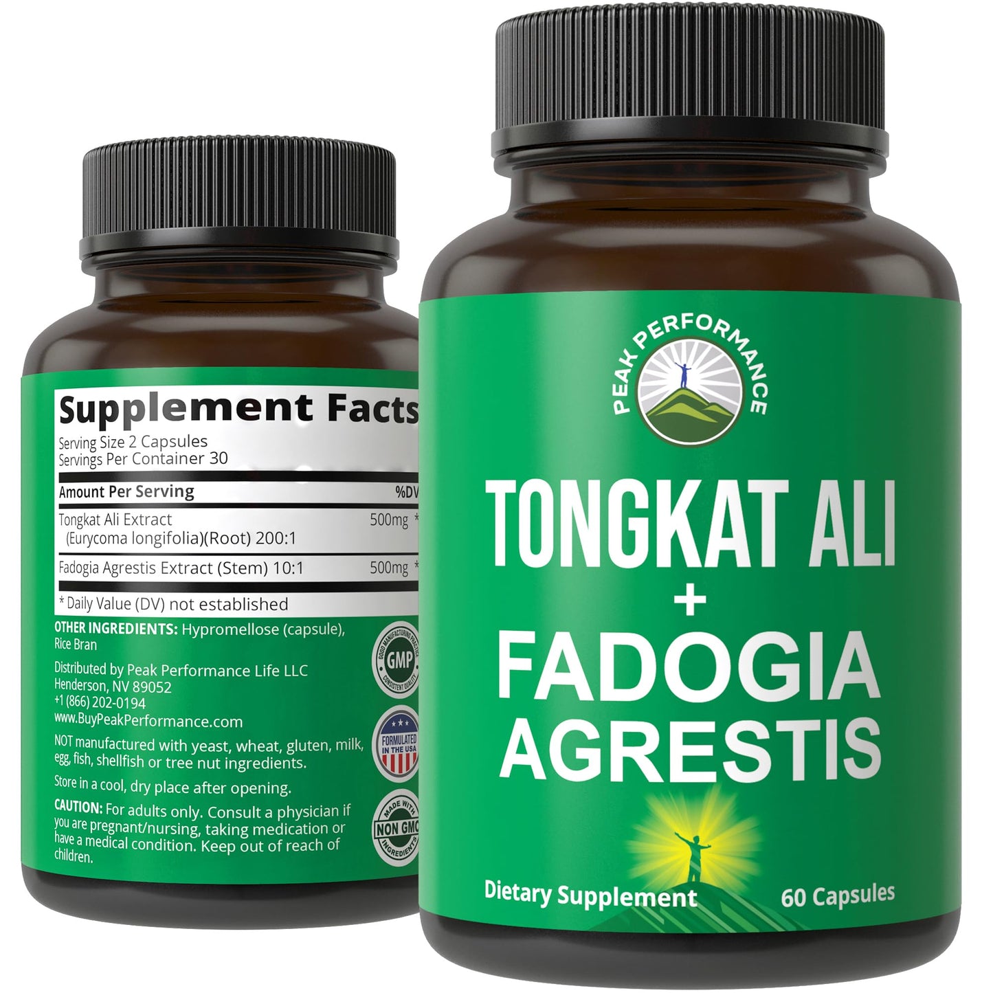 Tongkat Ali + Fadogia Agrestis 2-in-1 T Supplement for Men. Ultra High Strength Tongkat-Ali Longjack Extract + Fadogia Agrestis Extract. Vegan Capsules. Support Natural Energy. USA Tested Pills Peak PerformanceBuy Supplements Australia