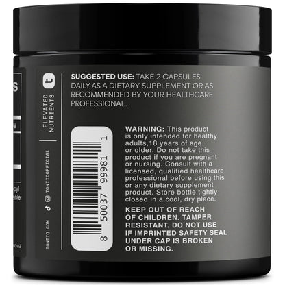 Ultra High Potency Third-Party Tested Trans Resveratrol 1000mg - 98% Pure, Highly Purified and Bioavailable - Resveratrol Polygonum Root Extract - 60 Capsules Toniiq buy supplements Au