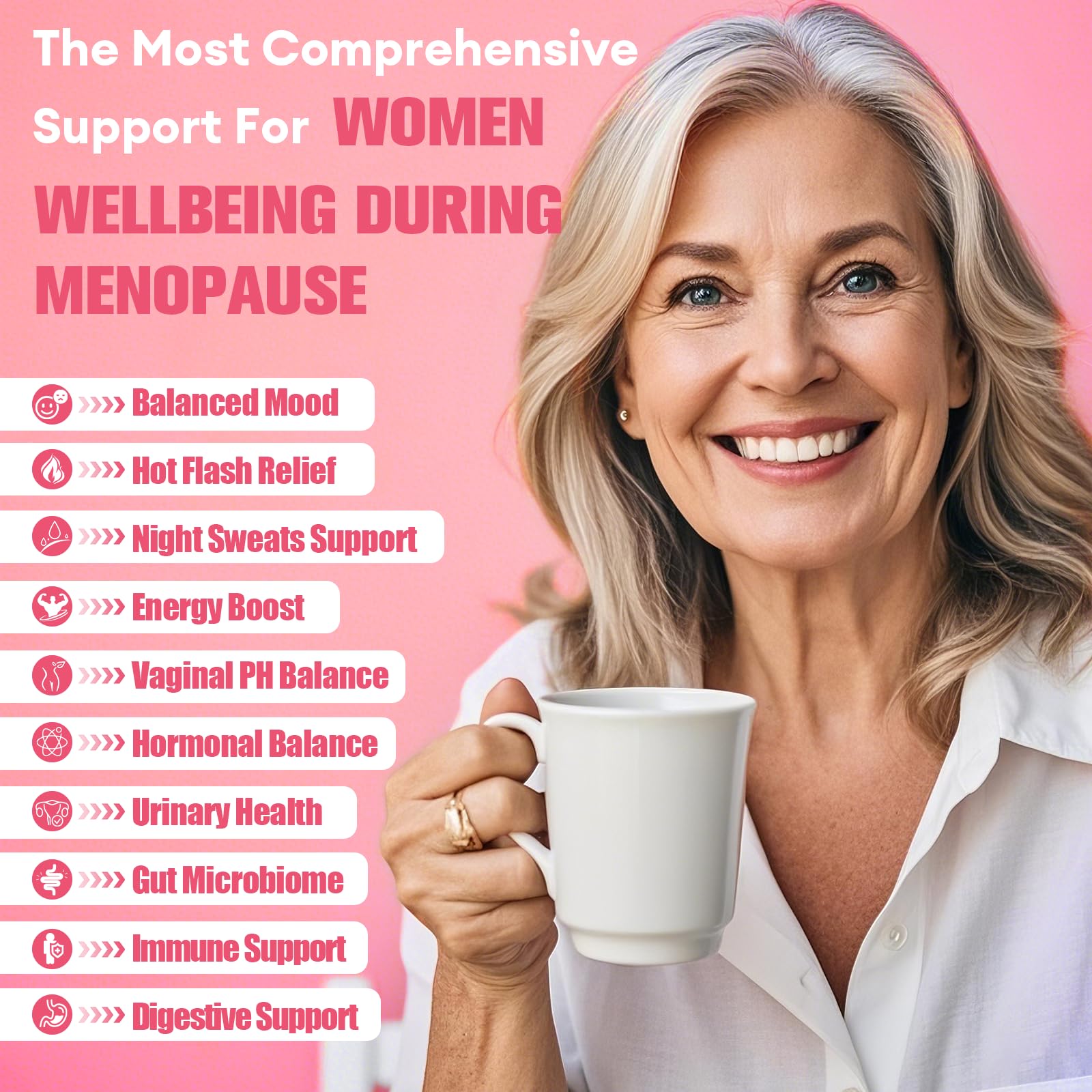 40-in-1 Menopause Supplements for Women, Multibenefit & Complete Black Cohosh for Hot Flashes, Night Sweats & Hormone Balance, w/ Probiotics, DIM, Vitex, Dong Quai, Red Clover and More, 120 Vegan Caps TotariaBuy Supplements Australia