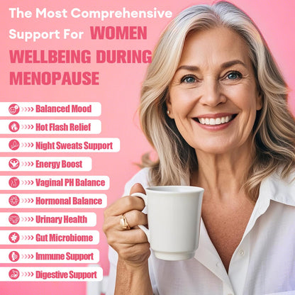 40-in-1 Menopause Supplements for Women, Multibenefit & Complete Black Cohosh for Hot Flashes, Night Sweats & Hormone Balance, w/ Probiotics, DIM, Vitex, Dong Quai, Red Clover and More, 120 Vegan Caps TotariaBuy Supplements Australia