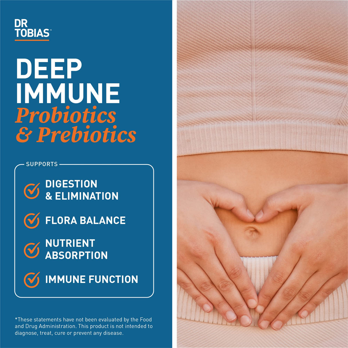 Dr. Tobias Deep Immune Probiotics & Prebiotics, 4.4 Billion CFU Probiotics for Women Dr. TobiasBuy Supplements Australia