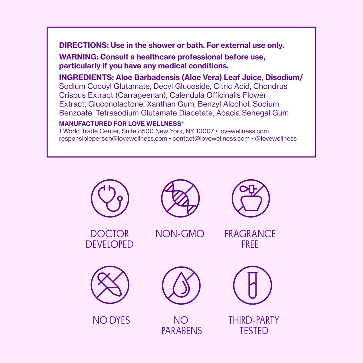 Love Wellness pH Balancing Cleanser | Feminine Vaginal Wash | Fragrance-Free | Vaginal Cleanser for Balanced pH, Intimate Health & Hygiene | Non-Irritating with Aloe Vera for Sensitive Skin | 5 Fl Oz Love WellnessBuy Supplements Australia