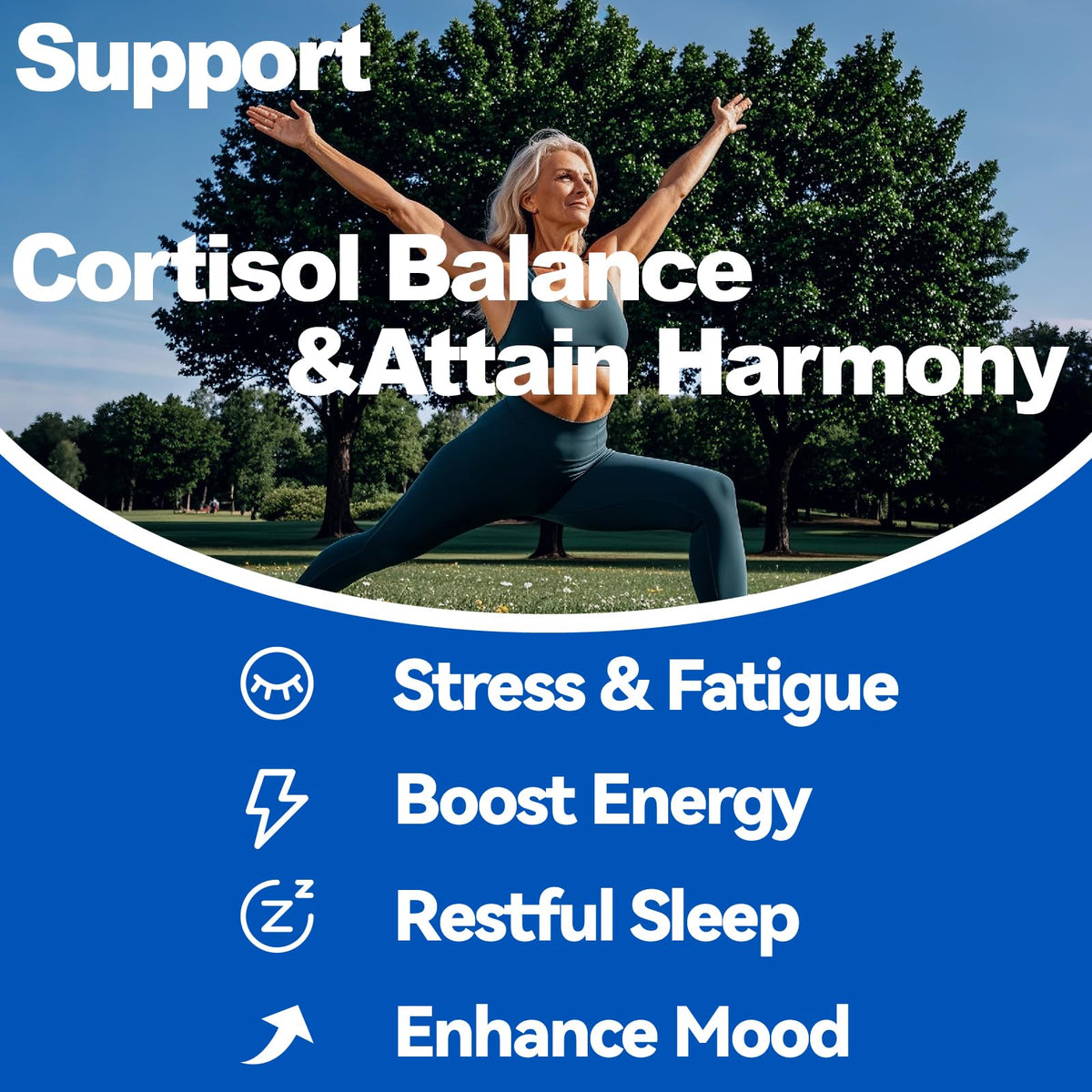 Cortisol Balance & Sleep Support for Women & Men – Natural Calm Formula with Magnesium, Ashwagandha & L-Theanine – Supports Restful Sleep, Relaxation, Focus & Healthy Cortisol Levels – 120 Capsules MEGNETABuy Supplements Australia