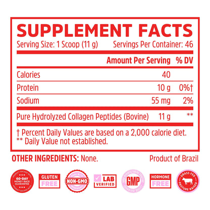 Zhou Collagen Peptides Hydrolyzed Protein Powder – Grass Fed, Pasture Raised, Unflavored Zhou NutritionBuy Supplements Australia