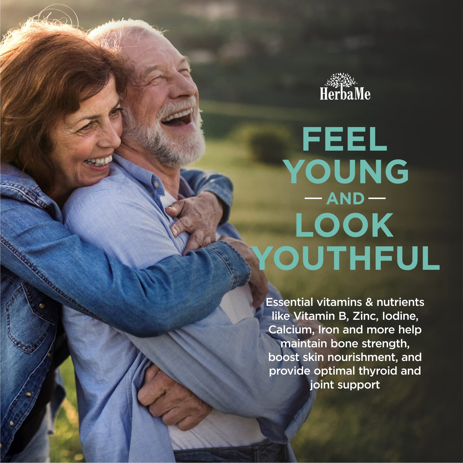 HerbaMe Organic Irish Sea Moss with Bladderwrack, Burdock Root & Black Pepper Extract HerbaMeBuy Supplements Australia