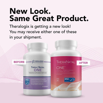 Theralogix TheraNatal One Prenatal Vitamin - 90-Day Supply - Prenatal Multivitamin TheralogixBuy Supplements Australia