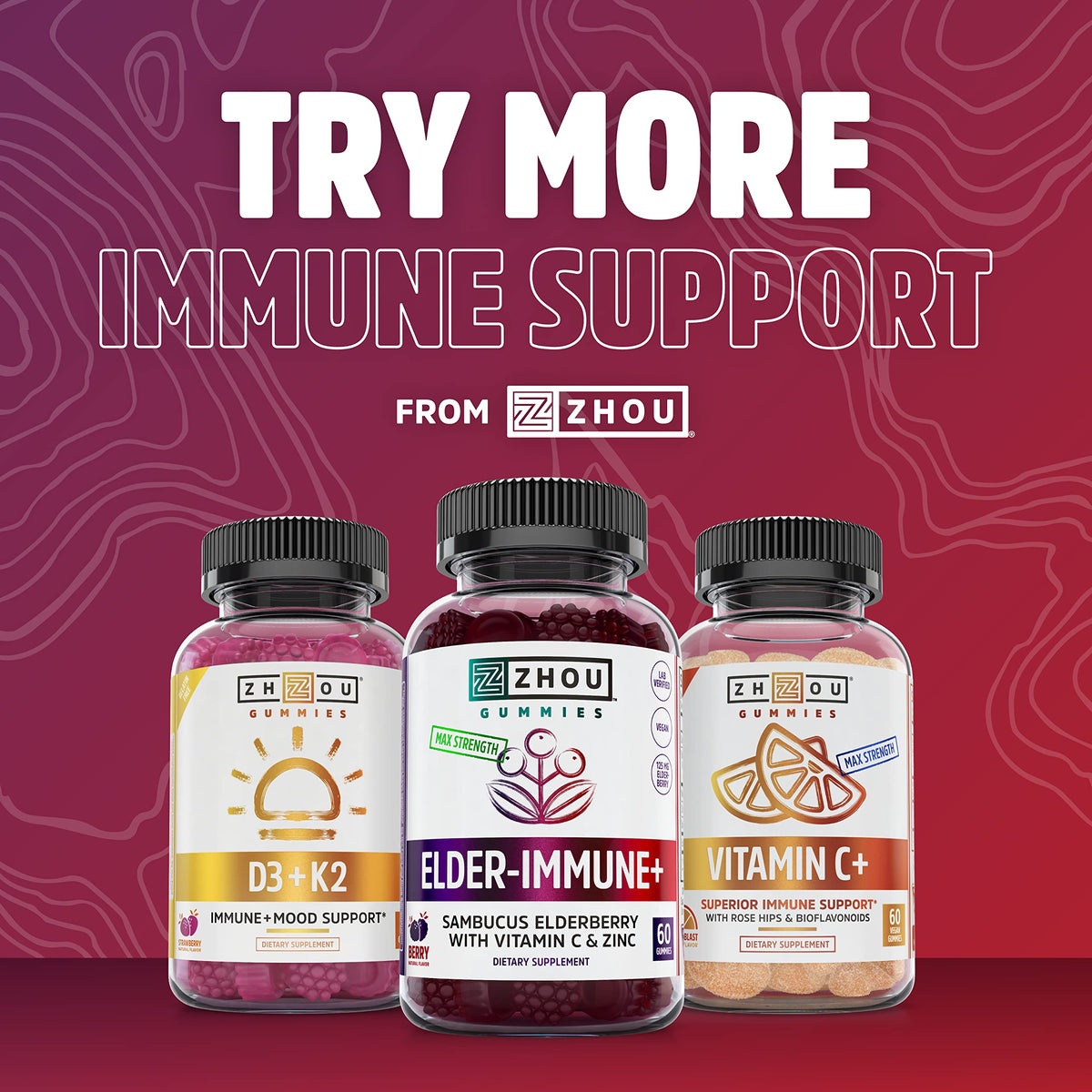Zhou Nutrition Elderberry Syrup, Immune System Booster with Organic Elderberry Syrup Zhou NutritionBuy Supplements Australia