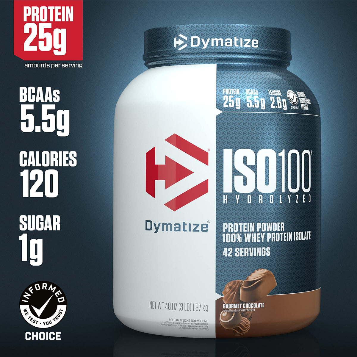 Dymatize ISO100 Hydrolyzed Protein Powder, 100% Whey Isolate Protein, 25g of Protein DymatizeBuy Supplements Australia
