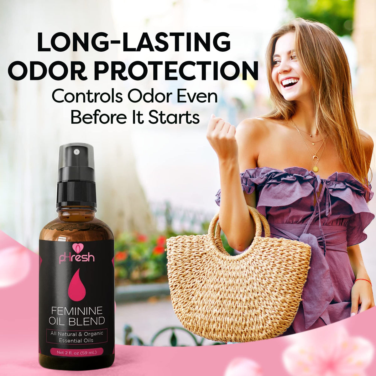pHresh Feminine Spray - 100% All Natural Yoni Oil for Women - with Tea Tree, Lemongrass, Orange Essential Oils ACE NUTRITIONBuy Supplements Australia