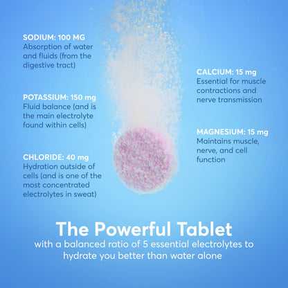 Nuun Immunity Electrolyte Tablets with Vitamin D, C, E, & A, Ginger, Elderberry, Magnesium & 4 Other Essential Electrolytes, Vegan, Blueberry Tangerine & Orange Citrus, 4 Pack (40 Servings Total)