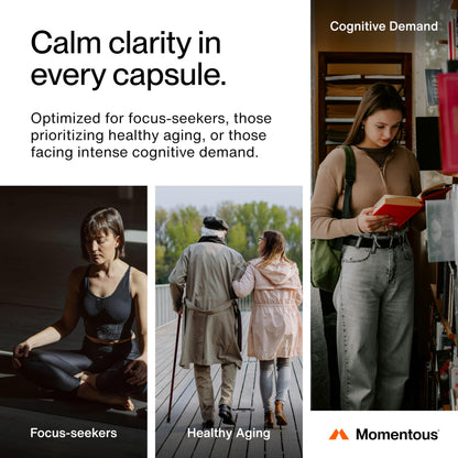 Momentous Magtein Magnesium L-Threonate - Brain & Rest Support Supplement - Boosts Cognitive Function & Sleep Quality