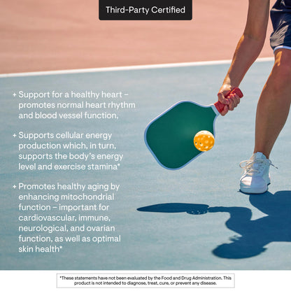 THORNE - CoQ10-100mg Optimally Absorbed Ubiquinone Supplement - Support Heart Health, Brain Function, Cellular Energy Production & Healthy Aging* - Gluten-Free, Dairy-Free - 60 Servings THORNEBuy Supplements Australia