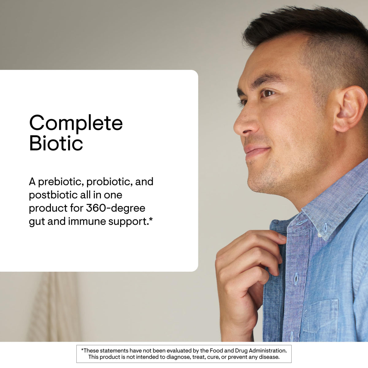 THORNE - Complete Biotic - Probiotic, Prebiotic & Postbiotic for Women, Men & Kids - Supports Gut, Digestive & Immune Health* - Occasional Constipation, Diarrhea, Gas & Bloating Relief* - 30 Servings THORNEBuy Supplements Australia