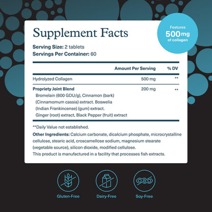 Youtheory Men’s Joint Collagen - Hydrolyzed Collagen Peptides Capsules - with Amino Acids & Natural Ingredients - Supports Muscle & Joint Health* - 120 Tablets (60-Day Supply) YoutheoryBuy Supplements Australia