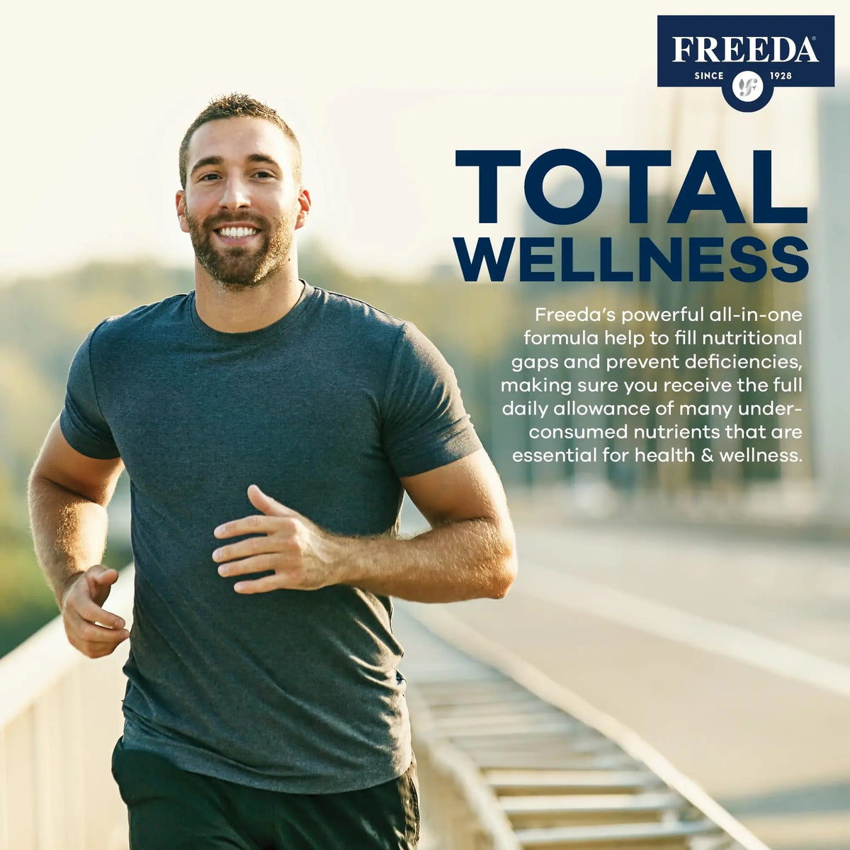 FREEDA Ultra Multivitamin Capsules – High-Potency Daily Supplement for Men & Women – Iron-Free – 120 Count – Kosher Certified FREEDA