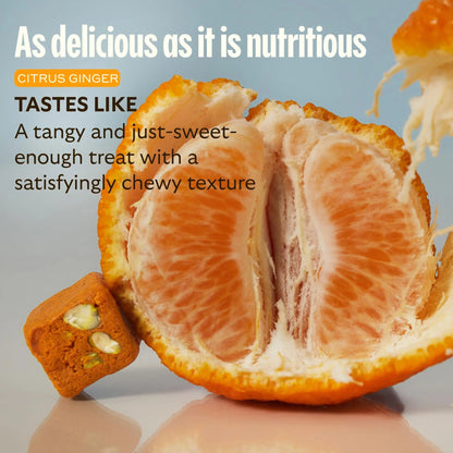 GEM Daily Bite for Women & Men, with 20+ Vitamins, Minerals & Superfoods Like Zinc, Vitamin D, B-Complex, K, Turmeric, Fiber & Prebiotics GEM