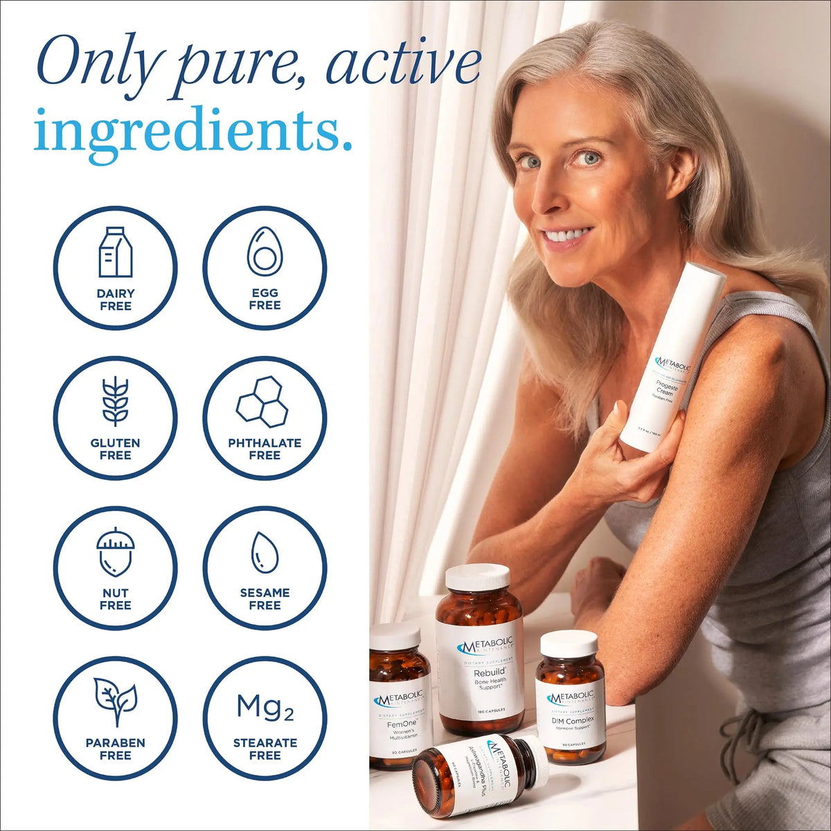 Metabolic Maintenance FemOne - Women's Multivitamin with Bioavailable Iron, Active Folate, B12, Antioxidants, Vitamin D + Biotin Metabolic Maintenance