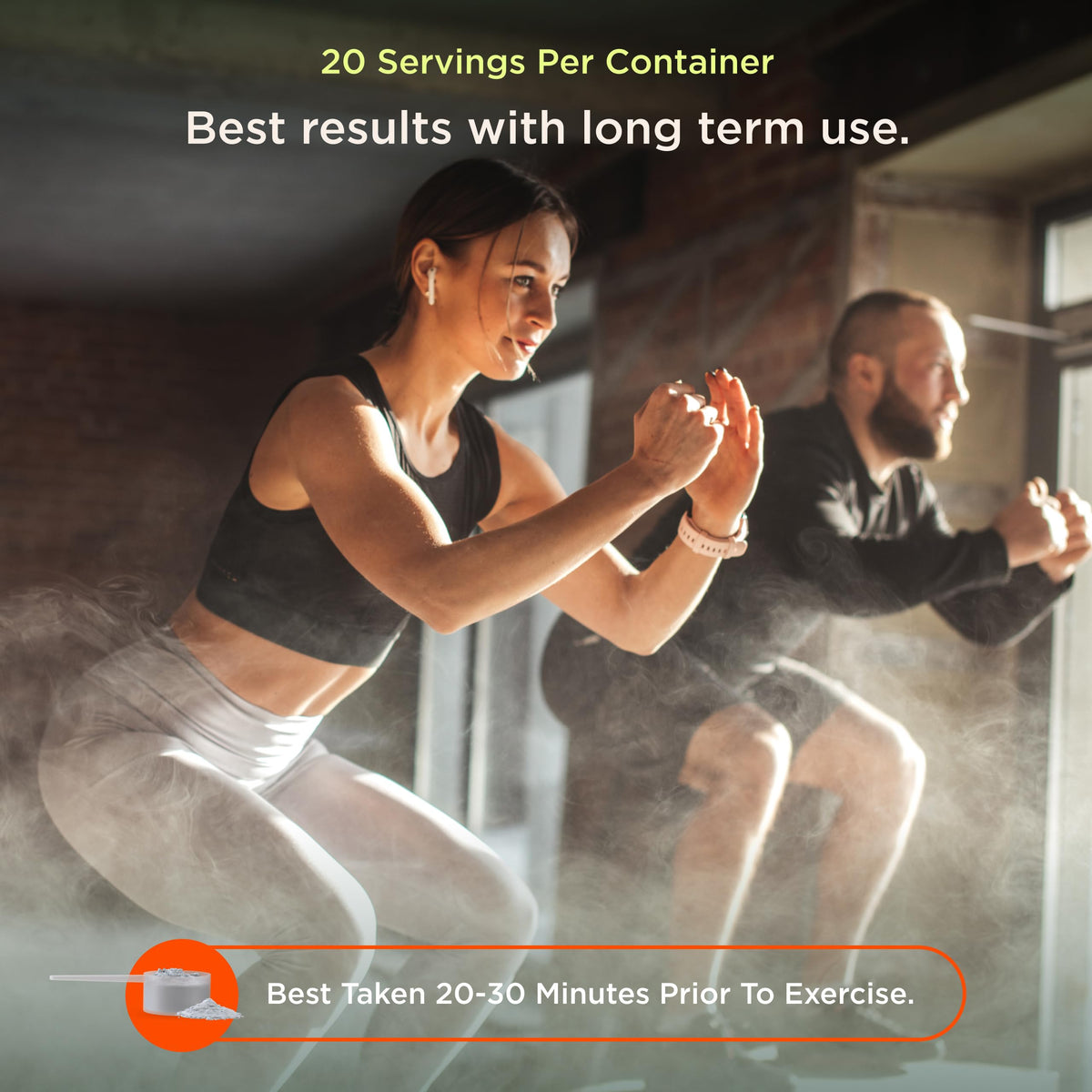 The Genius Brand Genius Pre - Clean Pre-Workout Powder for Energy, Focus & Fitness Support - No Artificial Flavors, Preservatives, or Proprietary Blends - Non-GMO - 20 Servings - Sour Cherry The Genius BrandBuy Supplements Australia