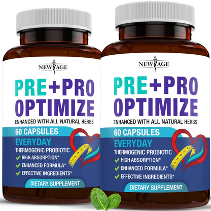 Pro Optimize Probiotics for Women, Menopause, 70 Billion CFU, Digestive Health - Relief for Bloating, Hot Flashes, Joint Support, Night Sweats - Gut Health & Metabolism - Dong Quai (120 (Pack of 2)) NEW AGEBuy Supplements Australia