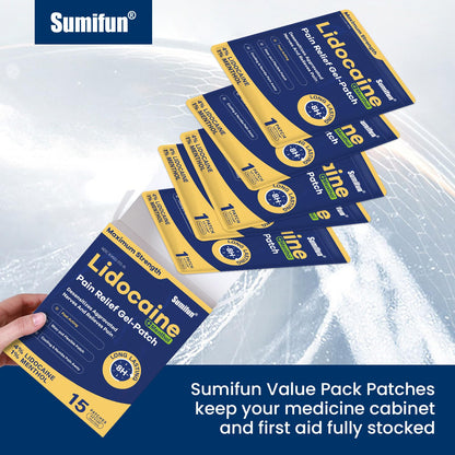 Sumifun 4% Lidocaine Patches Plus 1% Menthol - 30 Counts Maximum Strength OTC Pain Relief Patches for Back Ache Stiff Neck Joint Pain Muscle Soreness Topical Analgesic Sumifun buy supplements Au