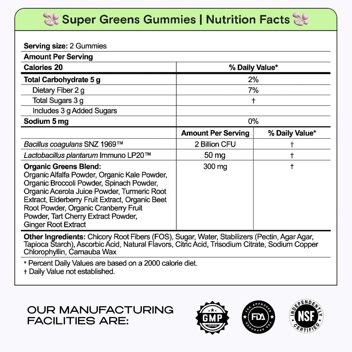 Kiala Nutrition Super Greens Gummies with 11x Organic Greens, Pre, Post & Probiotics, Antioxidants, Multivitamin, Fiber Supplement Supports Gut Health & Digestion, Dairy Free, Vegetarian, 60 Count Kiala NutritionBuy Supplements Australia