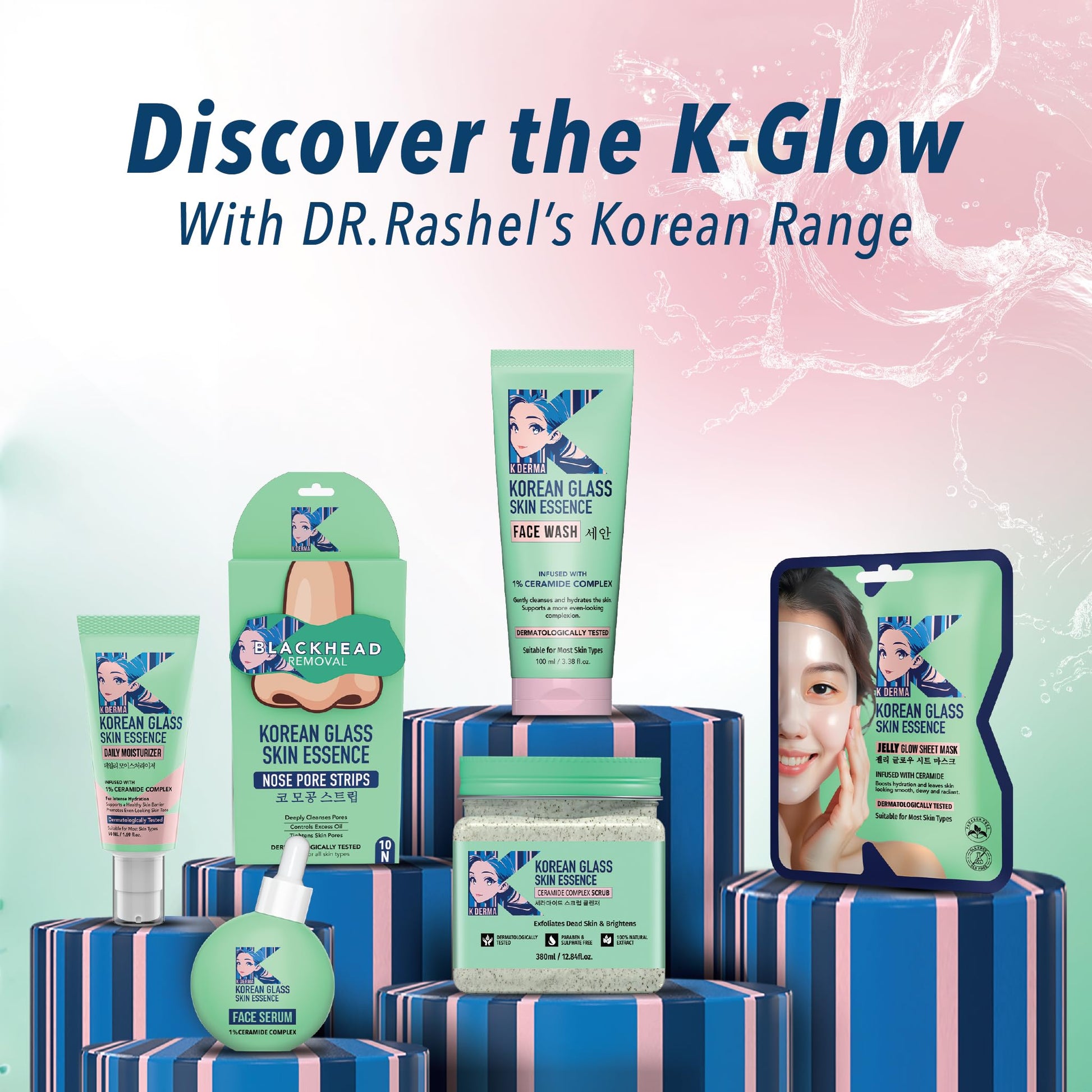 DR.RASHEL Korean Face Wash With Rice Water & 1% Ceramide Complex | Hydrating Gentle Cleanser for All Skin Types | 100 ml / 3.38 Fl Oz DR.RASHEL buy supplements Au