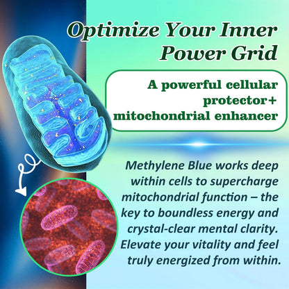 Methylene Blue Drops 1% Solution, Pharmaceutical Grade for Humans 11-in-1 Nootropic Blend w.Vitamin C Ester Cacao & L-Theanine, Third-Party Tested Methyl Blue, No Formaldehyde, Memory Focus Cognitive AuraraNeNourishBuy Supplements Australia