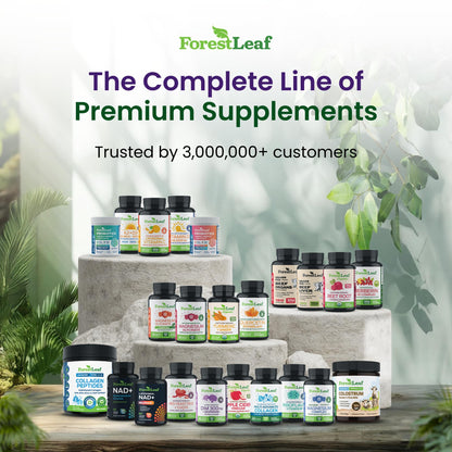 ForestLeaf DIM Supplement - 300mg DIM Estrogen Supplement for Women/Men - Diindolylmethane with BioPerine Black Pepper - Support for Detox, Metabolism, Hormone Balance & Menopause - 90 Caps ForestLeafBuy Supplements Australia