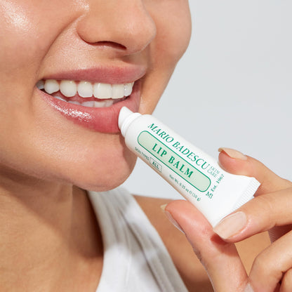 Mario Badescu Moisturizing Original Lip Balm for Dry Cracked Lips, Infused with Coconut Oil