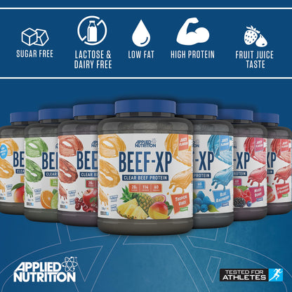Applied Nutrition Beef XP - Clear Hydrolysed Beef Protein Isolate, Fruit Juice Style, Dairy Free Beef Protein Powder Applied NutritionBuy Supplements Australia