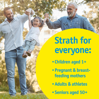 Strath Fermented Herbal Yeast Postbiotic - (8.4 Fl oz) Daily Nutritional Food Supplement Liquid | Supports Metabolism | Vegetarian | Lactose-Free | No Artificial Additives Bio-StrathBuy Supplements Australia