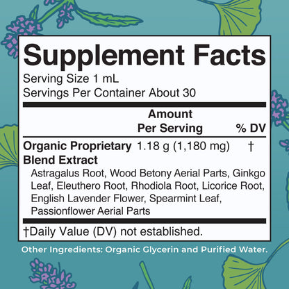 MaryRuth Organics Kids Focus & Attention Drops | USDA Organic Drops | Ginkgo Biloba | Rhodiola Root & Licorice Root | Adaptogenic | Calm | Vegan | Non-GMO | Gluten Free | 30 Servings MARYRUTH'SBuy Supplements Australia