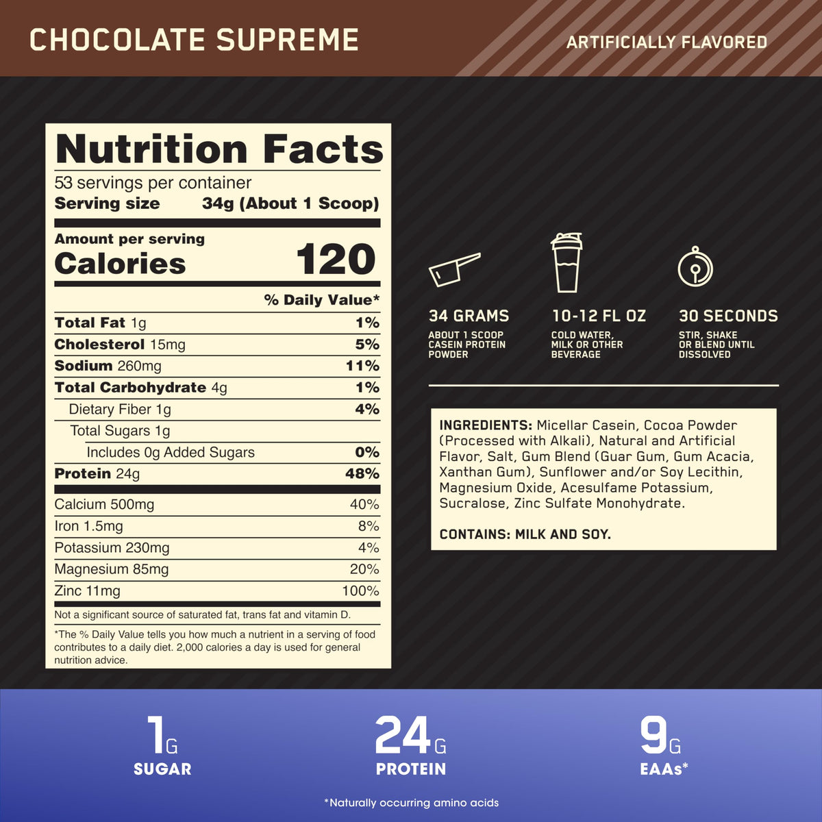 Optimum Nutrition Gold Standard 100% Whey Protein Powder, Double Rich Chocolate Optimum NutritionBuy Supplements Australia