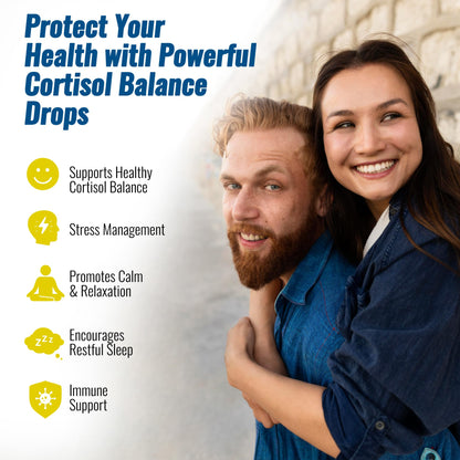 NutraPep Cortisol Detox Liquid Drops for Women Men - Cortisol Reducer Supplement Support Wellness Cleanse Balance Stress Mood Sleep Focus - Lower Cortisol Levels with Ashwagandha L-Theanine Magnolia NutraPepBuy Supplements Australia