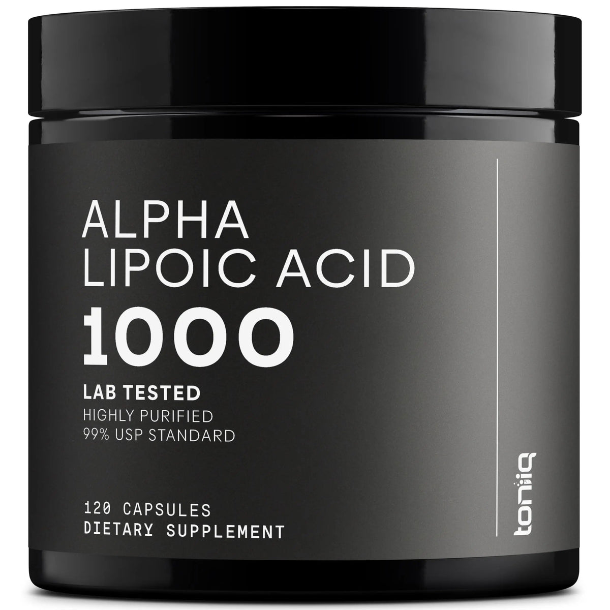 Toniiq 1000mg Ultra High Strength Alpha Lipoic Acid Capsules - Highly Purified 99%+ USP Standard - 120 Capsules ALA Supplement Toniiq buy supplements Au