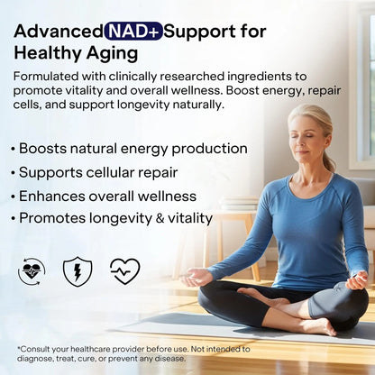 Liposomal NAD+ Supplement with Resveratrol - Nicotinamide Riboside 1000 Mg - NAD Supplements for Women & Men - NMN Supplement Alternative - Advanced NAD Resveratrol for Cellular Energy - 120 Capsules PharmlitaliaBuy Supplements Australia