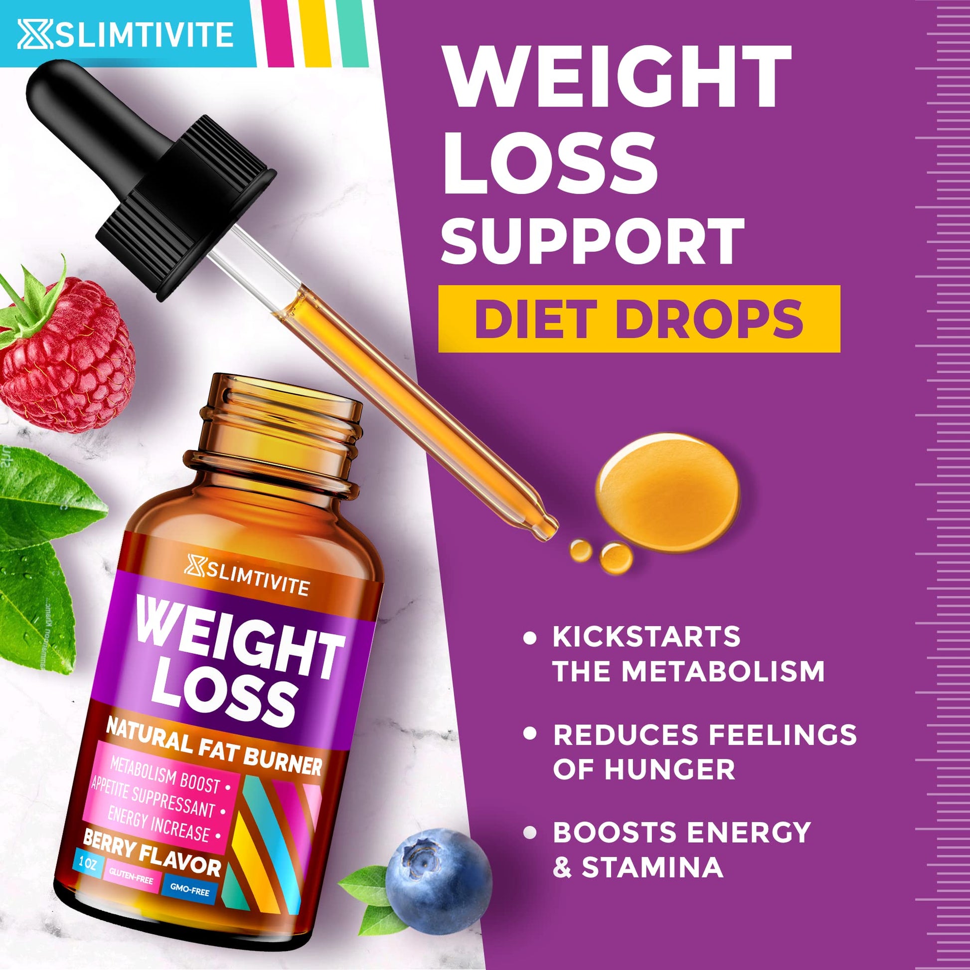 Slimtivite Weight Loss Drops - Diet Fat Effective Appetite Suppressant & Metabolism A.VogelBuy Supplements Australia