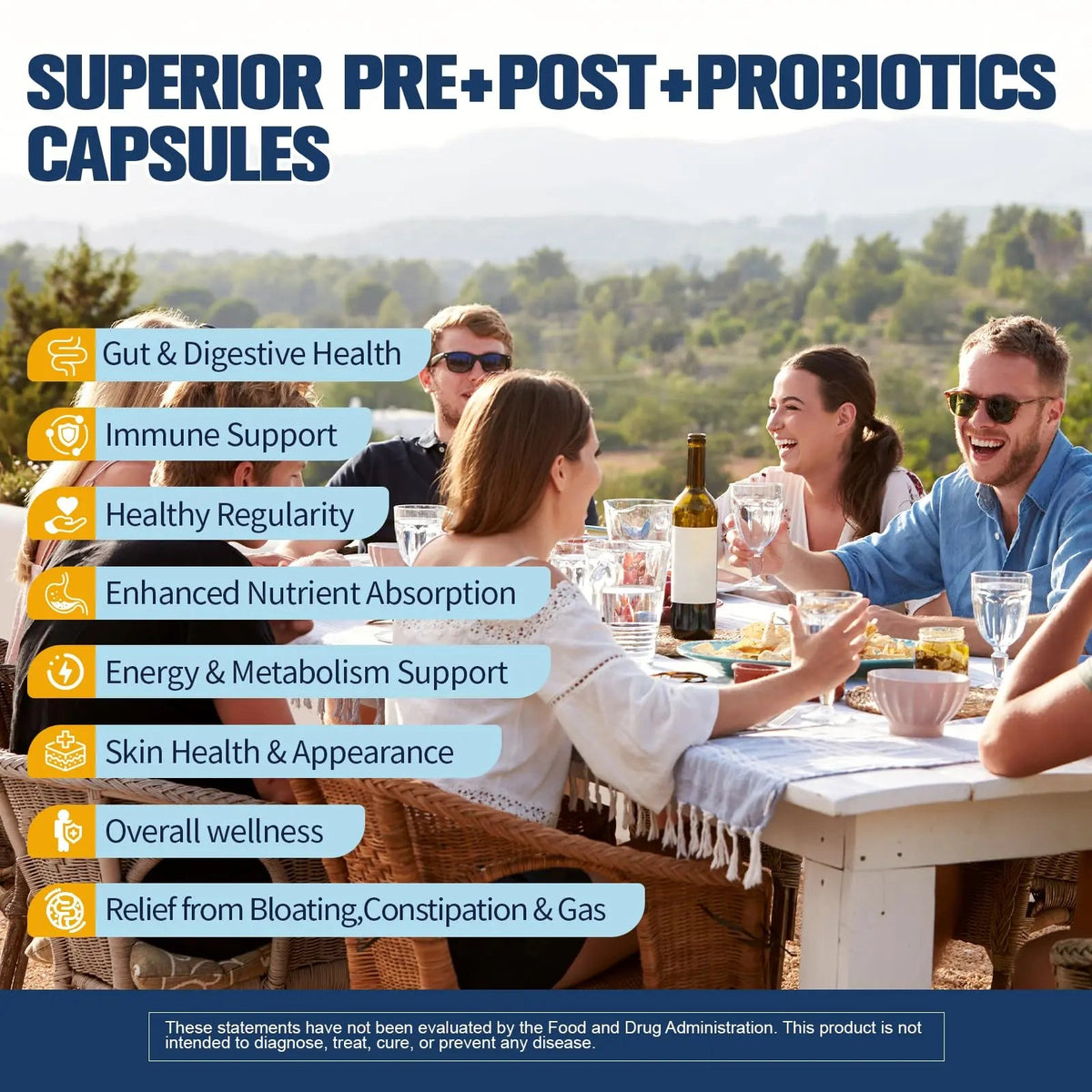 Totaria (2 Packs) 5-in-1 Probiotic Prebiotic & Postbiotic for Women Men, 60 Billion CFU 24 Strains w/Digestive Enzymes, Slippery Elm, Daily Complete Gut Health, Digestive & Immune Support TotariaBuy Supplements Australia